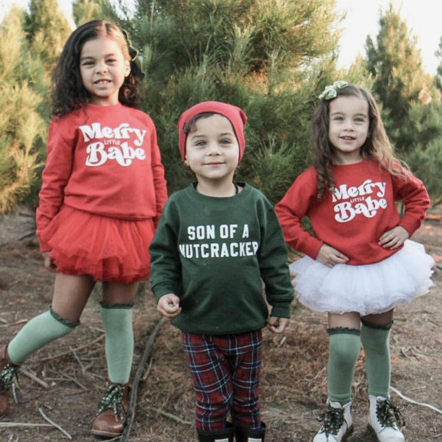 Son Of A Nutcracker - Child Sweater Little Mama Shirt Shop
