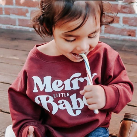 Merry Little Babe - Child Sweater