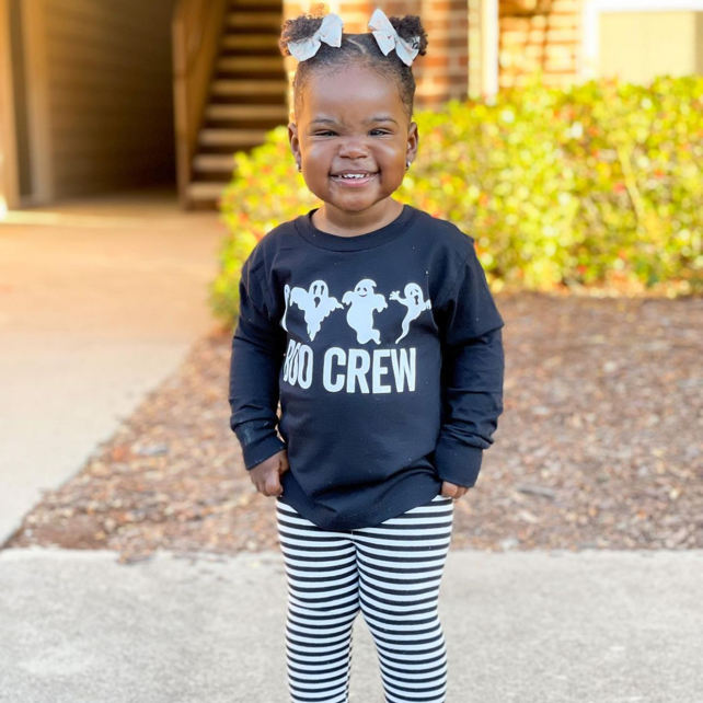 Boo Crew - Long Sleeve Child Shirt Little Mama Shirt Shop