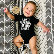 I Ain't Afraid of No Ghost - Short Sleeve Child Shirt Little Mama Shirt Shop