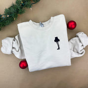 Christmas Story Leg Lamp - Embroidered Pigment Crewneck