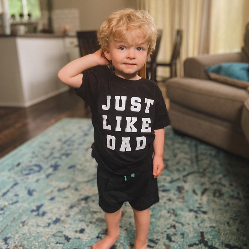 JUST LIKE DAD - Short Sleeve Child Shirt