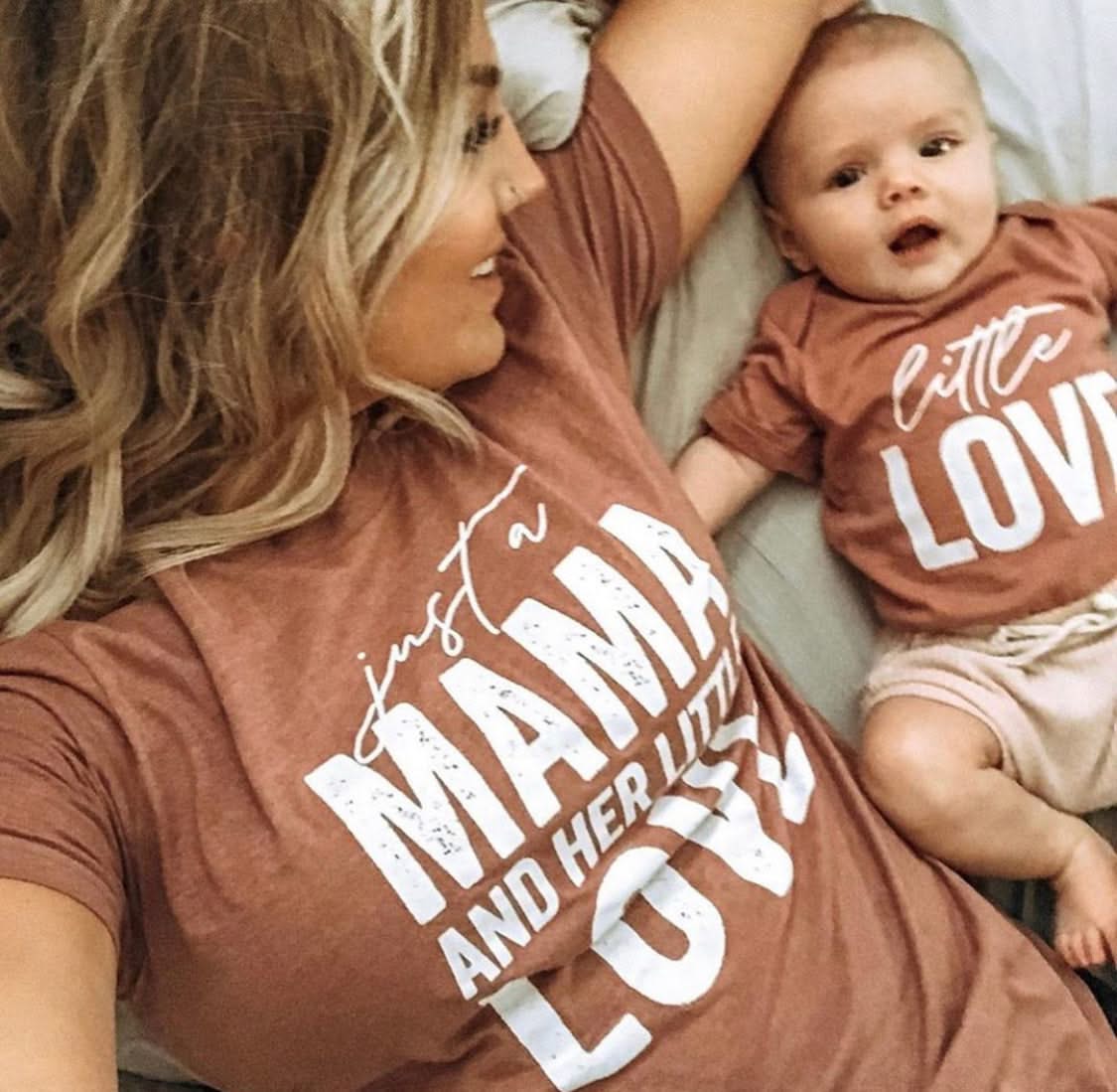 Just a Mama and Her Little Love - Set of 2 Shirts Little Mama Shirt Shop