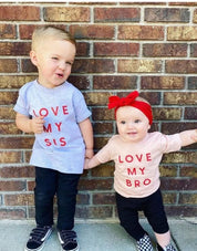 Love My Bro - Child Tee Little Mama Shirt Shop
