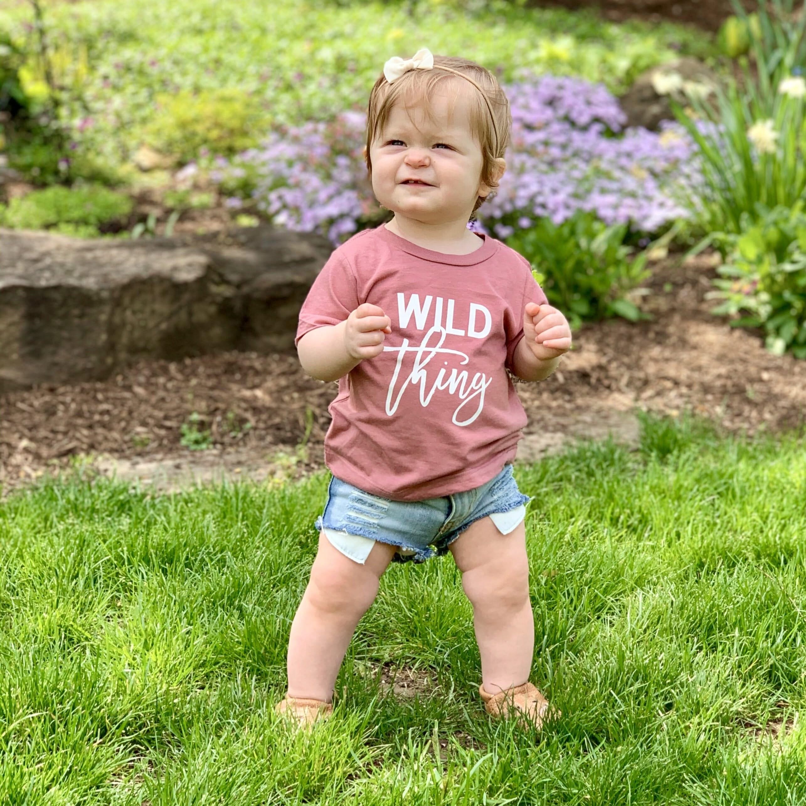 Wild Thing - Short Sleeve Child Shirt Little Mama Shirt Shop