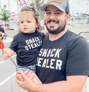 Snack Dealer + Snack Stealer - Set of 2 Shirts Little Mama Shirt Shop