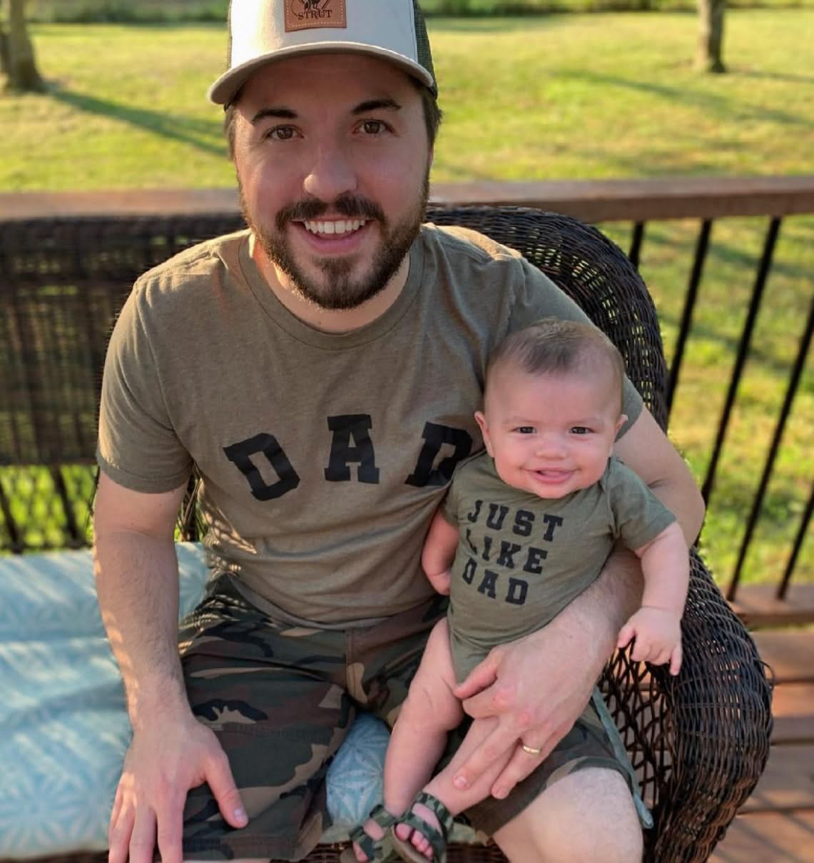 DAD - Arched Varsity - Unisex Tee Little Mama Shirt Shop