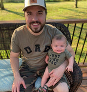 JUST LIKE DAD - Short Sleeve Child Shirt Little Mama Shirt Shop