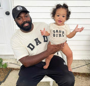 DAD - Arched Varsity - Unisex Tee Little Mama Shirt Shop