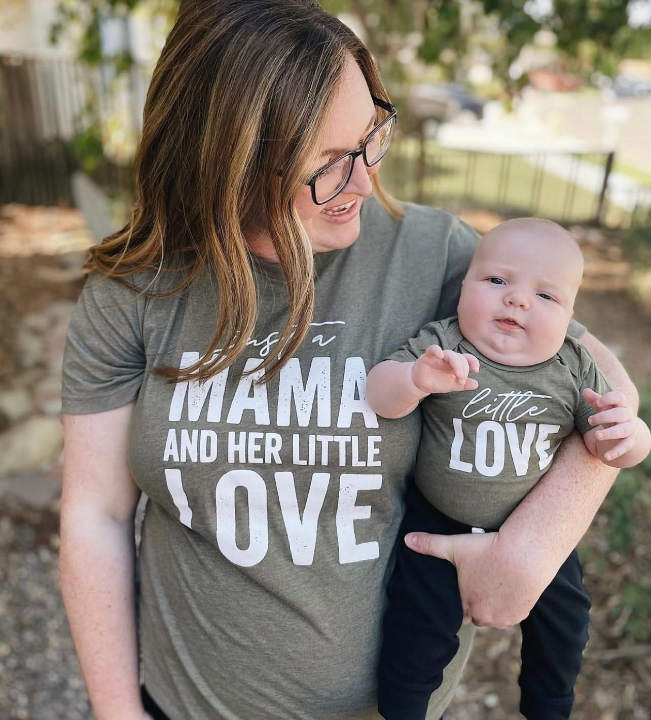Just a Mama and Her Little Love - Set of 2 Shirts Little Mama Shirt Shop