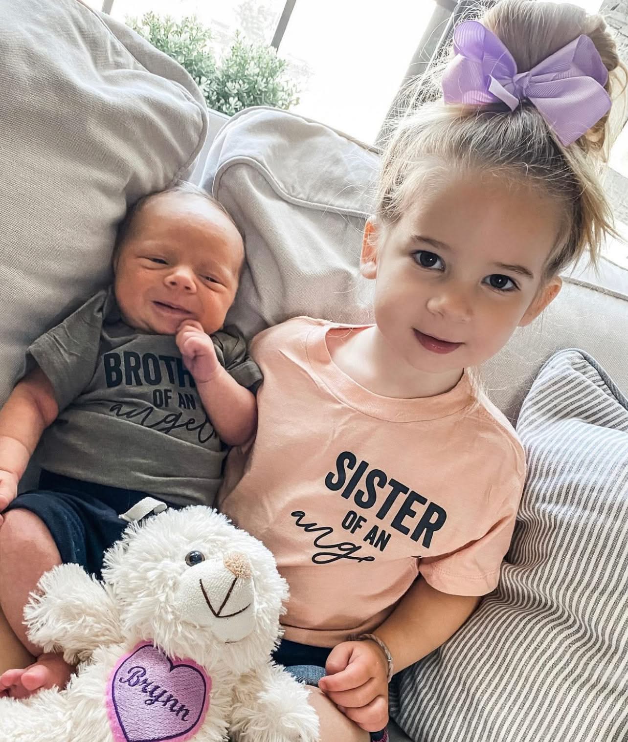 Sister of Angel(s) - Child Shirt Little Mama Shirt Shop