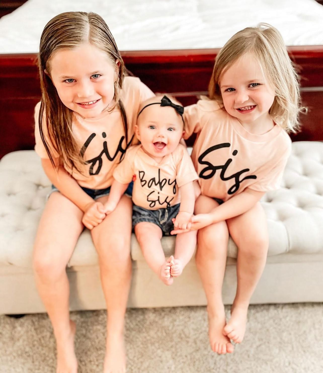 Sis - Cursive - Child Shirt Little Mama Shirt Shop