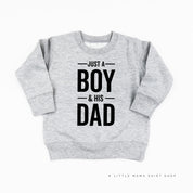 Just A Boy and His Dad - Child Sweater Little Mama Shirt Shop