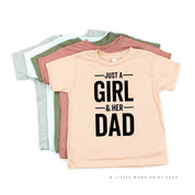 Dad + His Girl / Just a Girl and Her Dad - Set of 2 Shirts Little Mama Shirt Shop