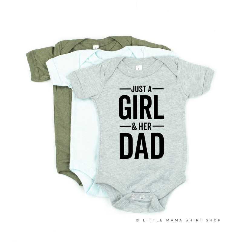 Just A Girl and Her Dad - Child Shirt