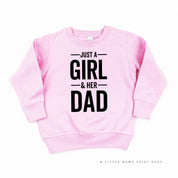 Just A Girl and Her Dad - Child Sweater Little Mama Shirt Shop