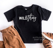 Wild Thing - You Make My Heart Sing | Set of 2 Black Shirts Little Mama Shirt Shop