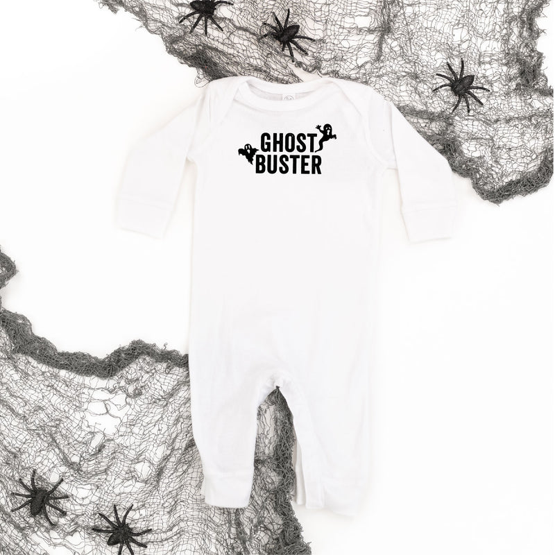 Who Ya Gonna Call? (On Back) - Ghost Buster (On Front) - One Piece Baby Sleeper