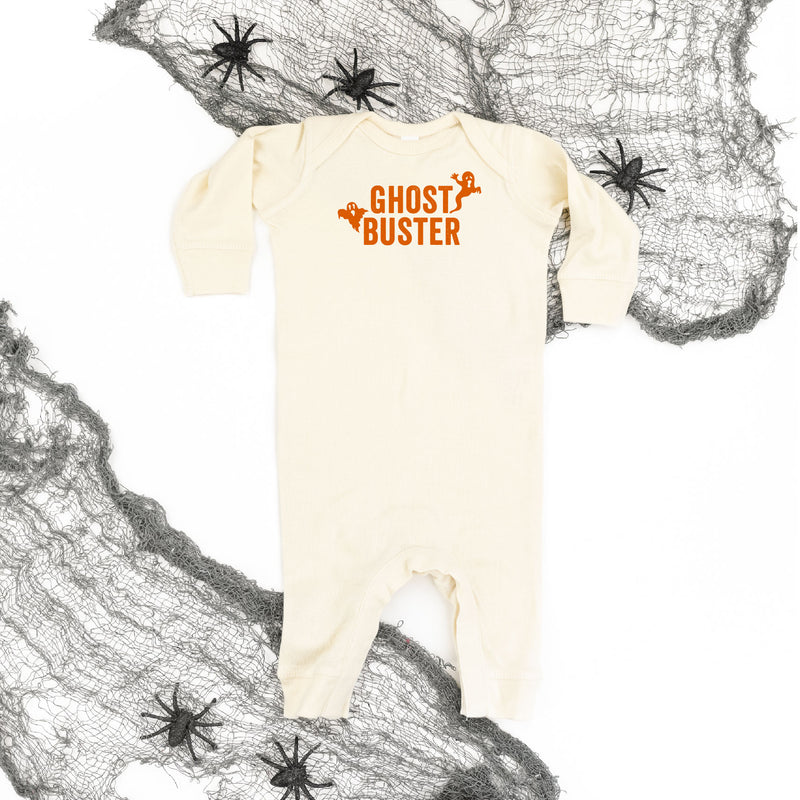 Who Ya Gonna Call? (On Back) - Ghost Buster (On Front) - One Piece Baby Sleeper