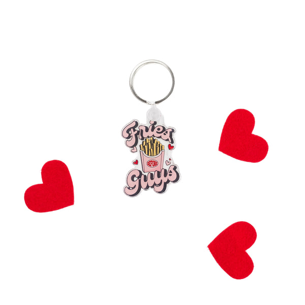 VALENTINE KEYCHAIN - Fries Before Guys