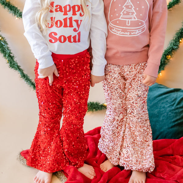 SEQUIN BELL BOTTOMS - Infant and Child Sizes