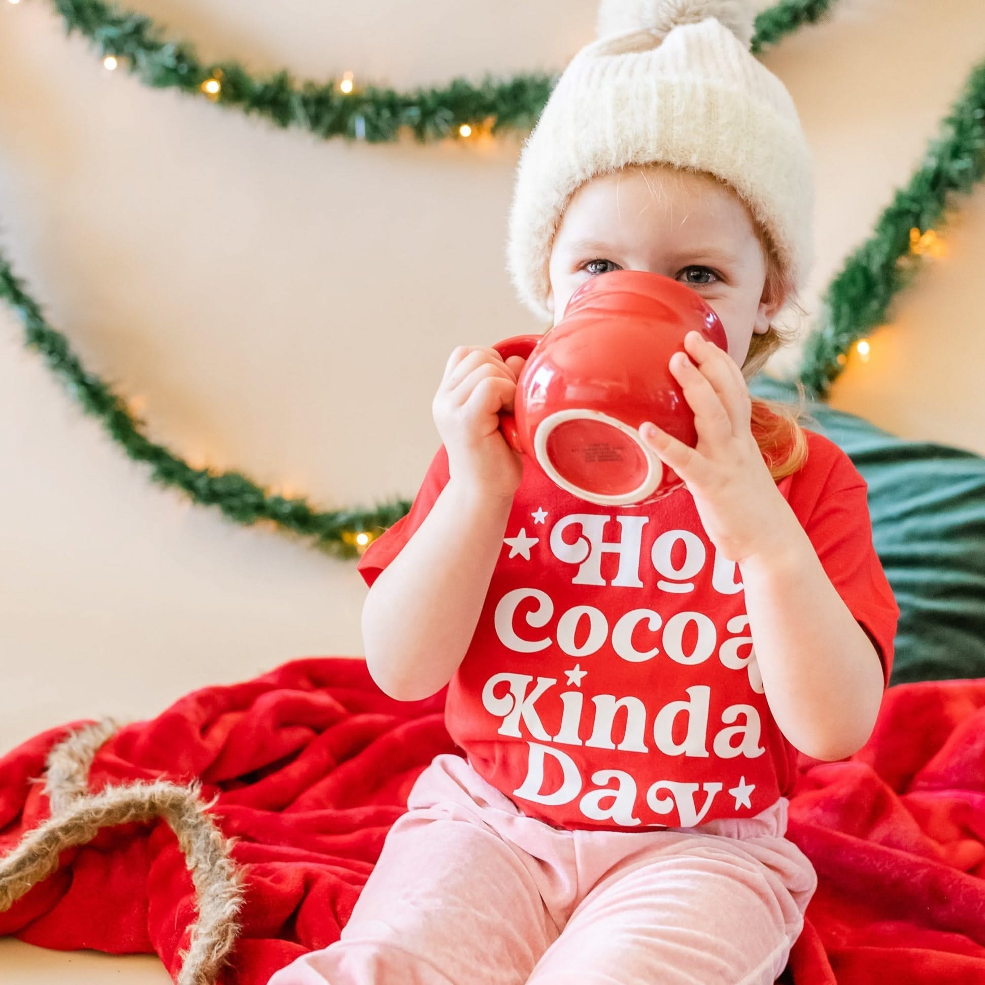 Hot Cocoa Kinda Day - Child Tee Little Mama Shirt Shop