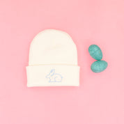Child Beanie - Outline Bunny - Multiple Color Options Little Mama Shirt Shop LLC