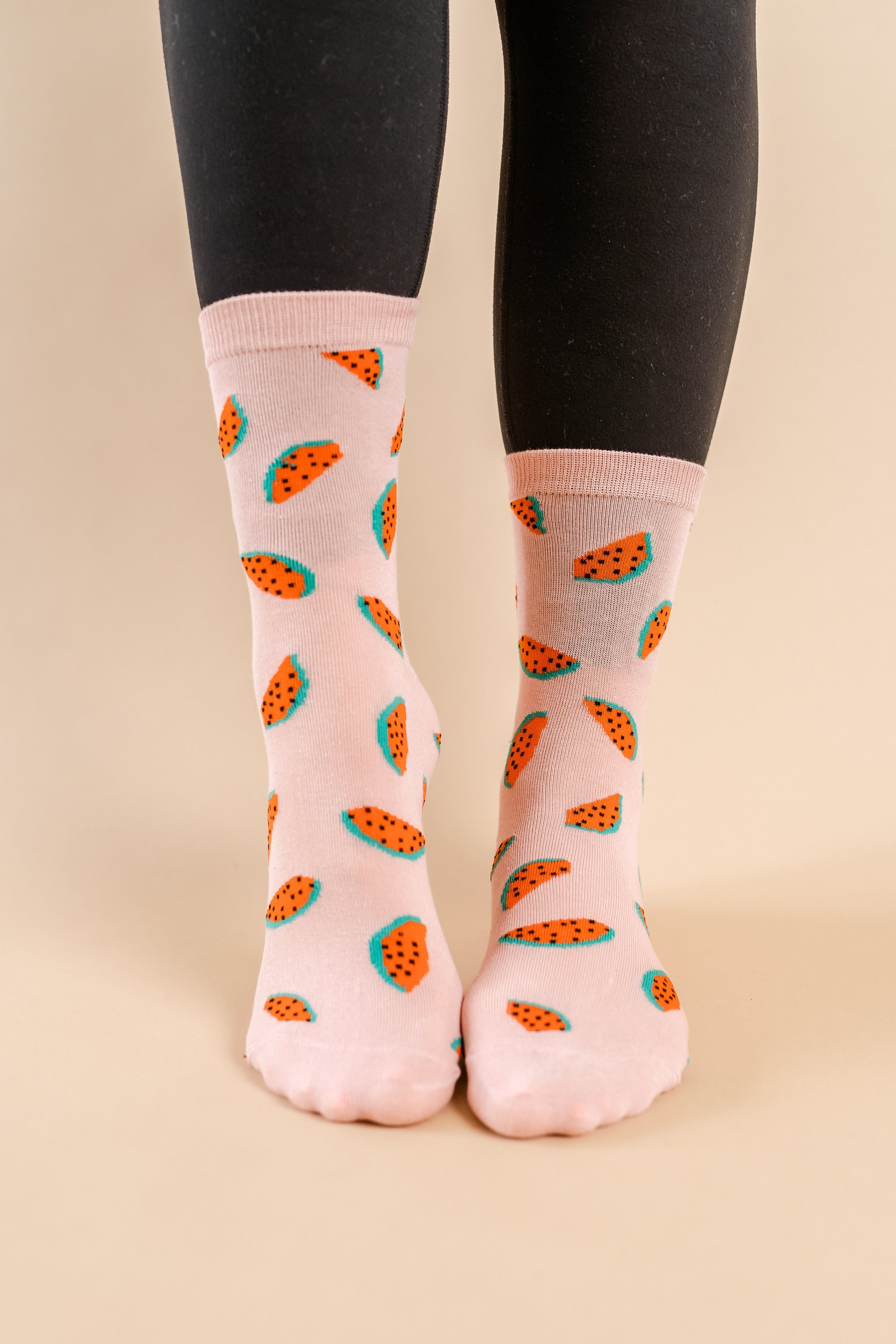 LMSS® CREW SOCKS - WATERMELON Little Mama Shirt Shop