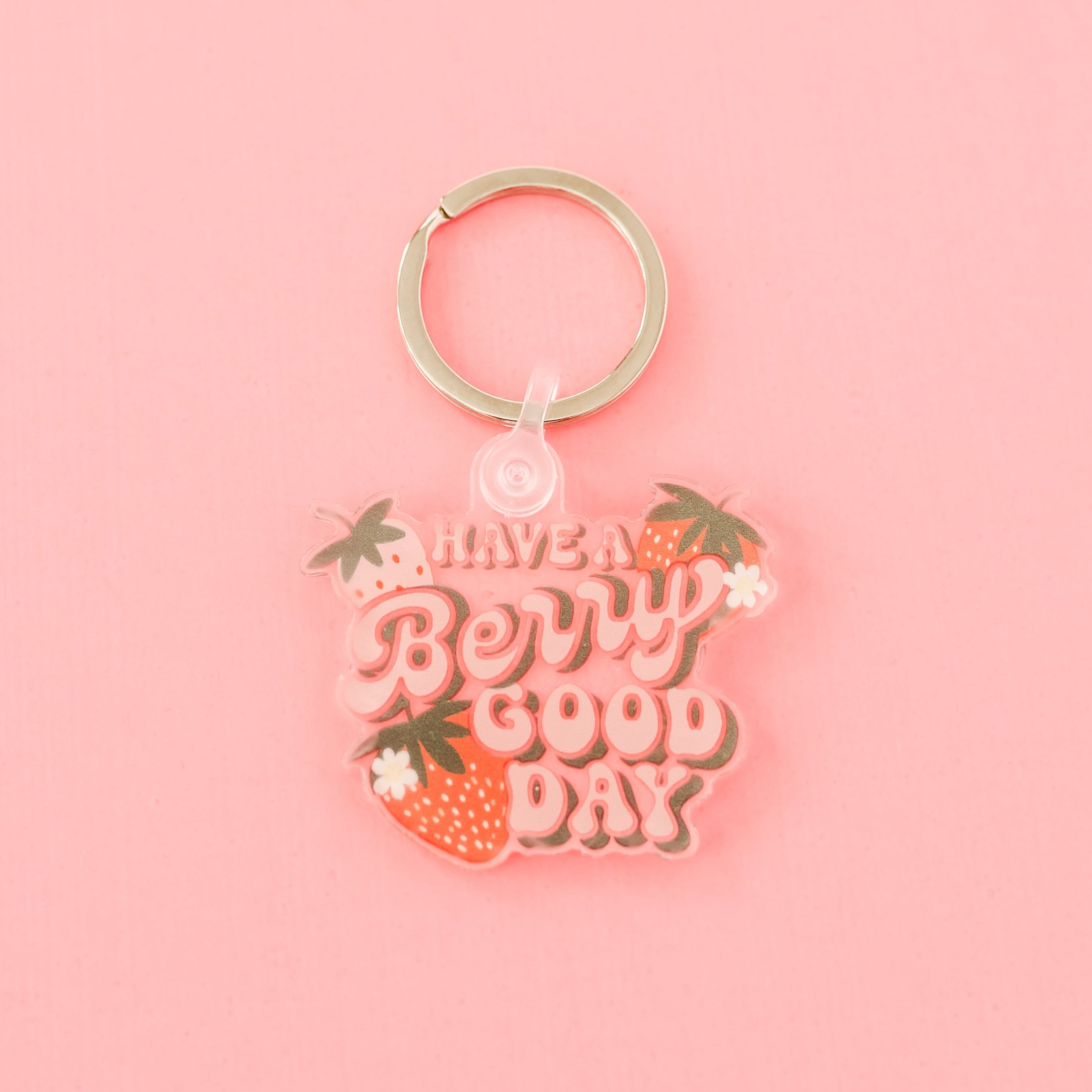 LMSS® KEYCHAIN - Have A Berry Good Day Little Mama Shirt Shop