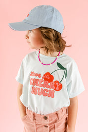 Love Ya Cherry Much - Child Tee Little Mama Shirt Shop