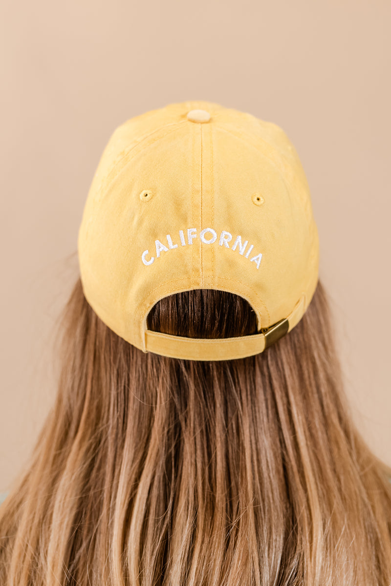 50 States - Baseball Cap (state outline front - state name back / white thread)