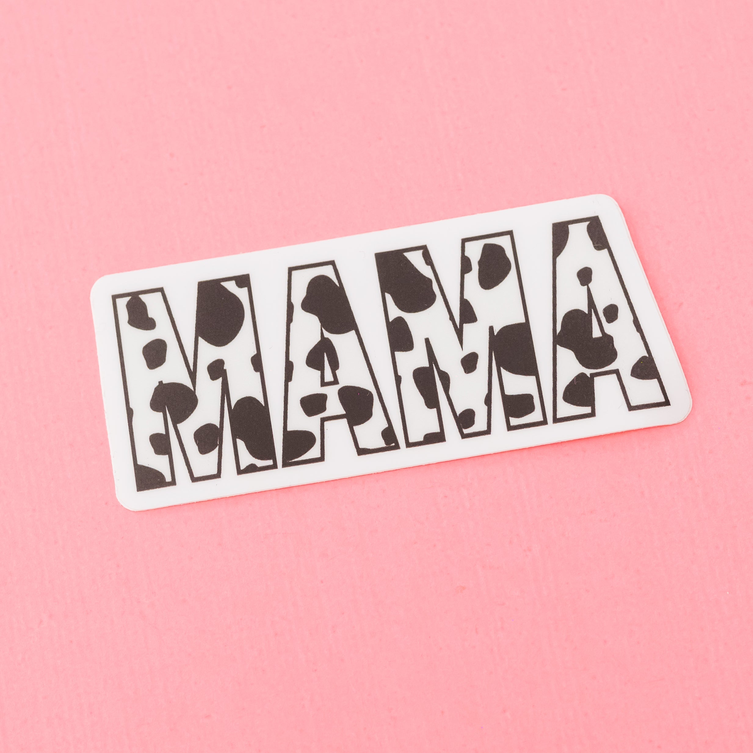 LMSS® STICKER - MAMA COWPRINT Little Mama Shirt Shop LLC