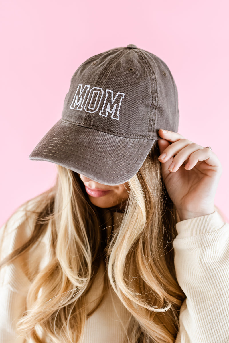 MOM Outline - Baseball Cap - Multiple Colors Available