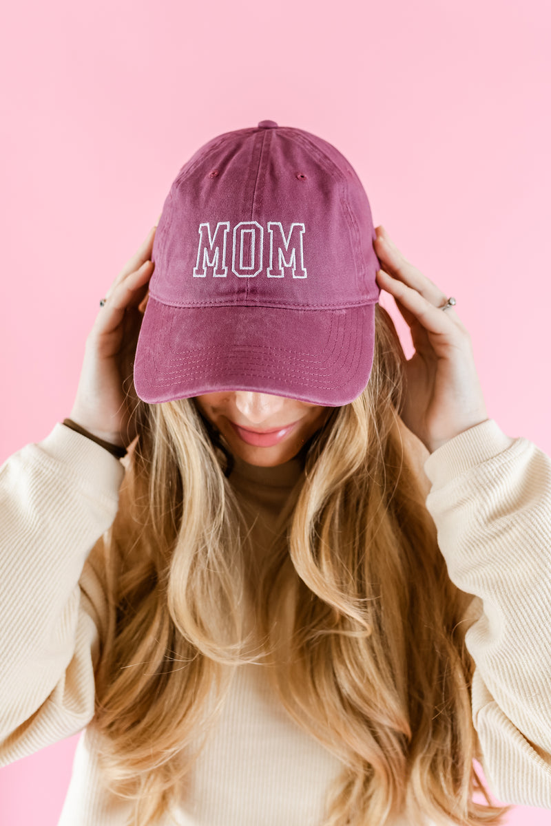 MOM Outline - Baseball Cap - Multiple Colors Available