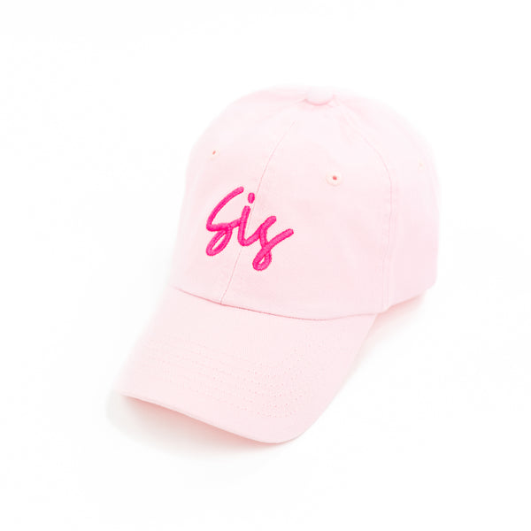 Sis - CHILD SIZE - Baseball Cap (Light Pink)