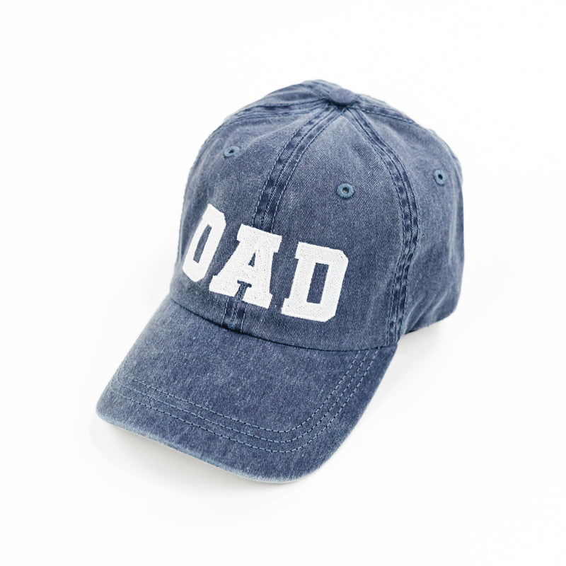 DAD (Varsity) - Navy w/ White Thread - Baseball Cap