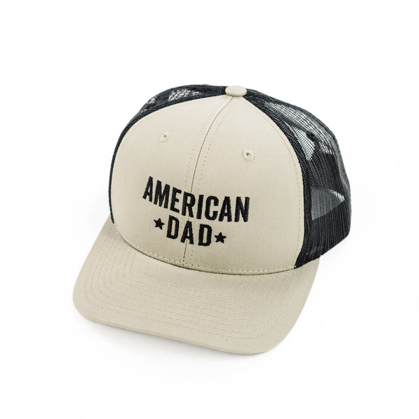 AMERICAN DAD - Tan/Black - Snapback Hat
