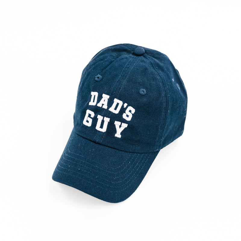 DAD'S GUY - Child Size - Navy w/ White - Curved Brim Hat