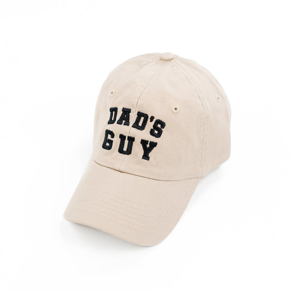 DAD'S GUY - Child Size - Tan w/ Black - Curved Brim Hat