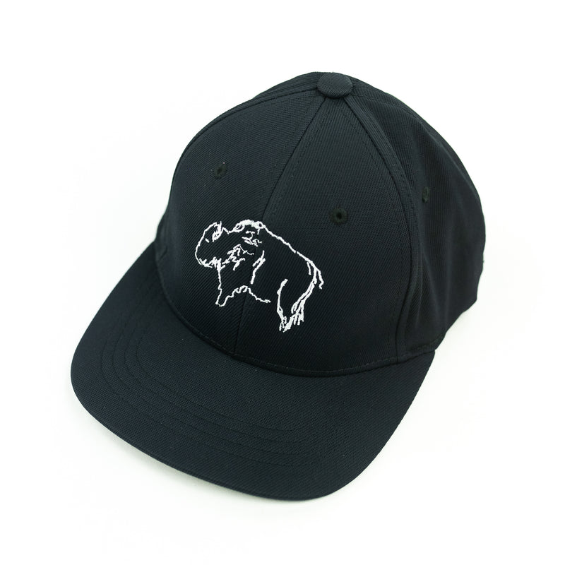 Buffalo (Black) - Child Size - Flat Brimmed Hat