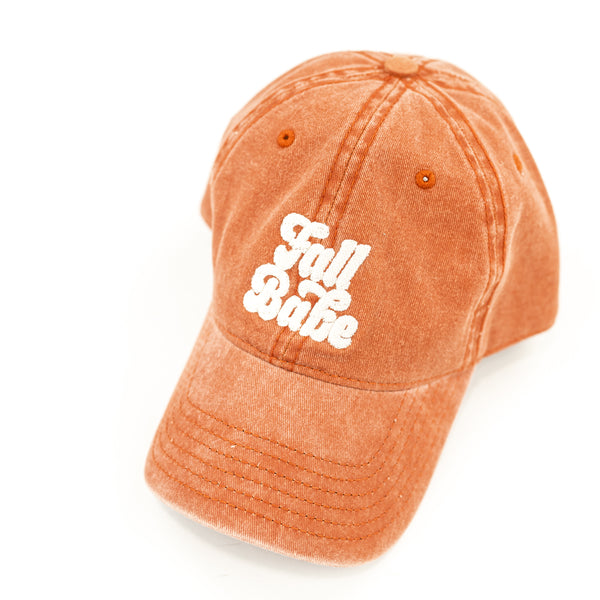 Fall Babe - Burnt Orange Baseball Cap