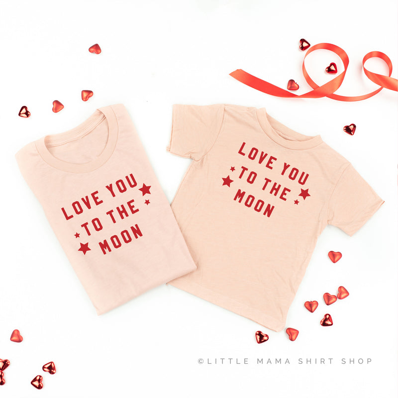 Love You To The Moon - Set of 2 Tees