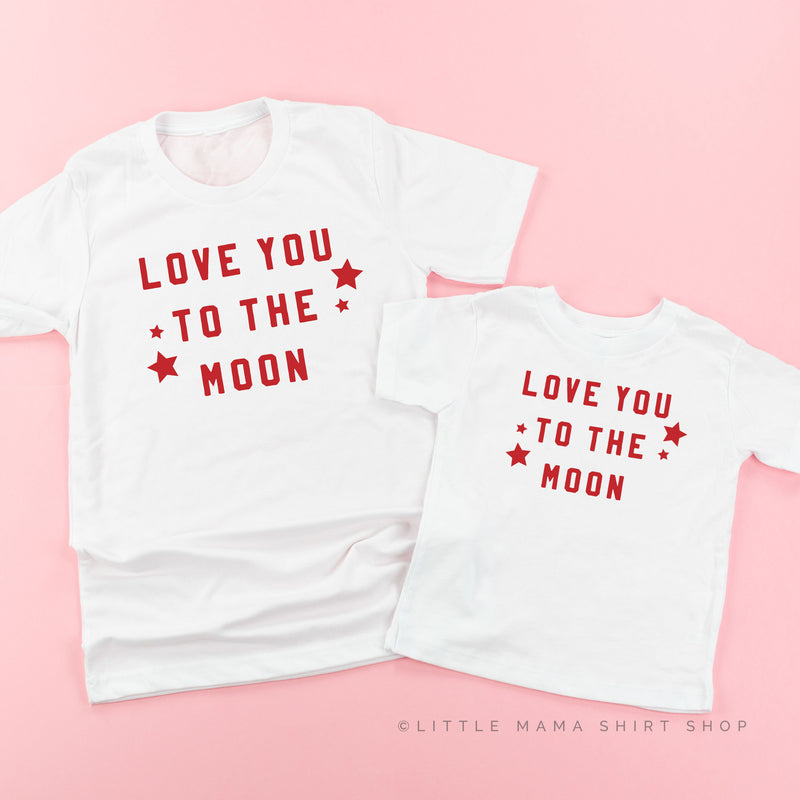 Love You To The Moon - Set of 2 Tees