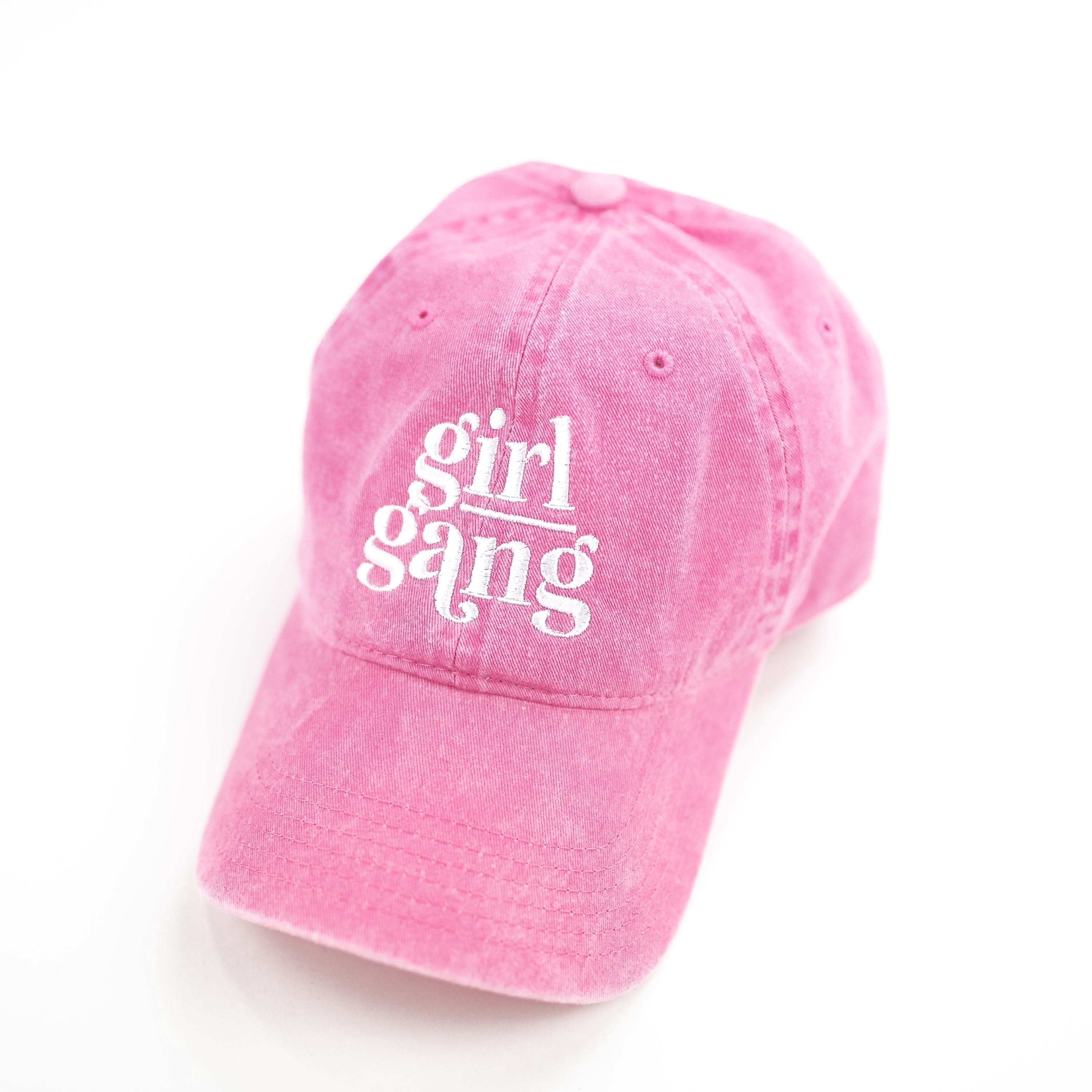 Girl Gang - ADULT - Pink Baseball Cap Little Mama Shirt Shop