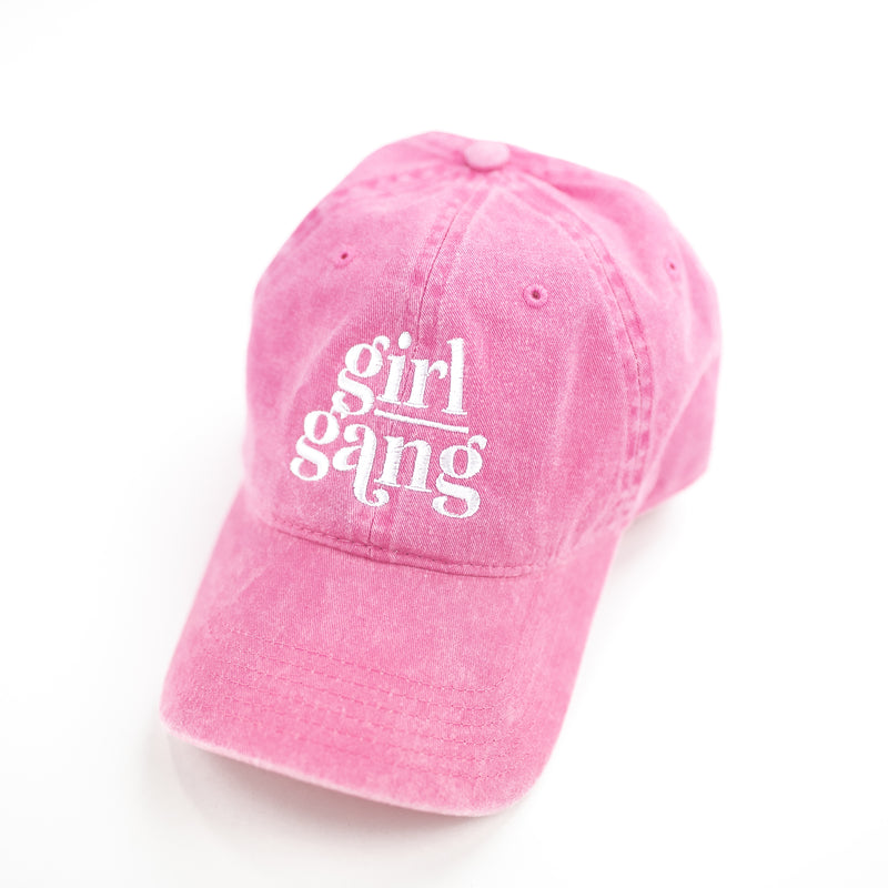 Girl Gang - ADULT - Pink Baseball Cap