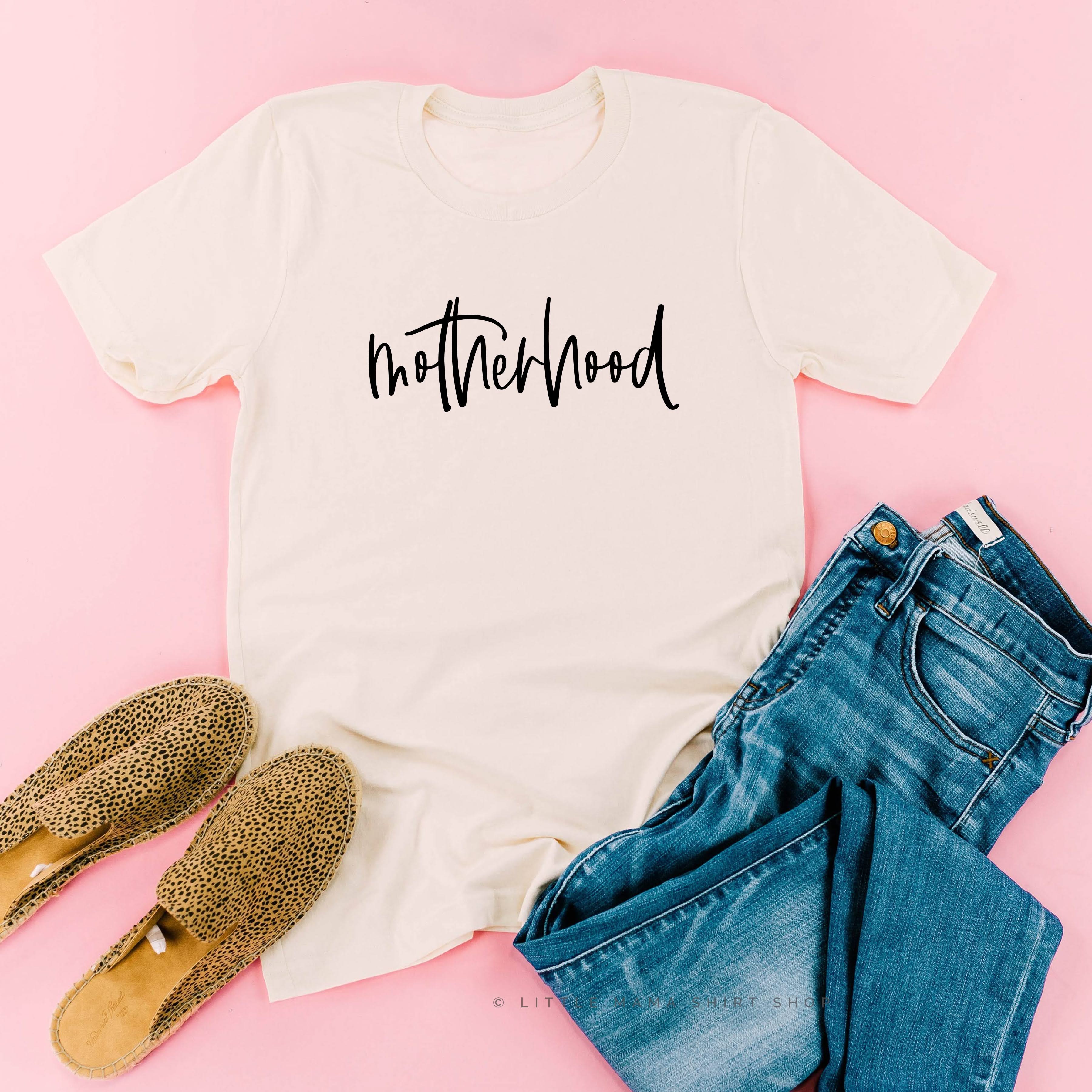 Motherhood - Unisex Tee Little Mama Shirt Shop