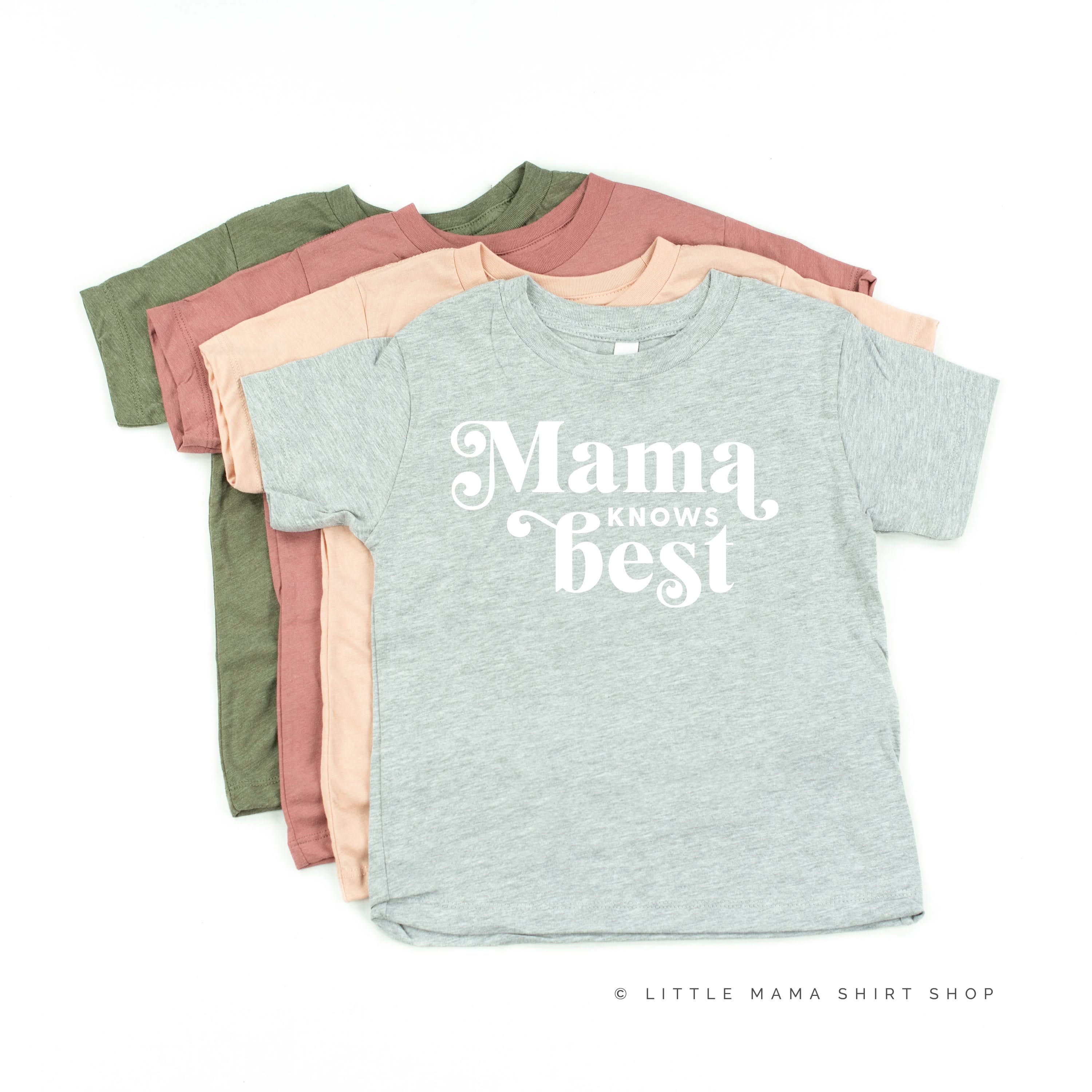 Mama Knows Best - Child Shirt Little Mama Shirt Shop