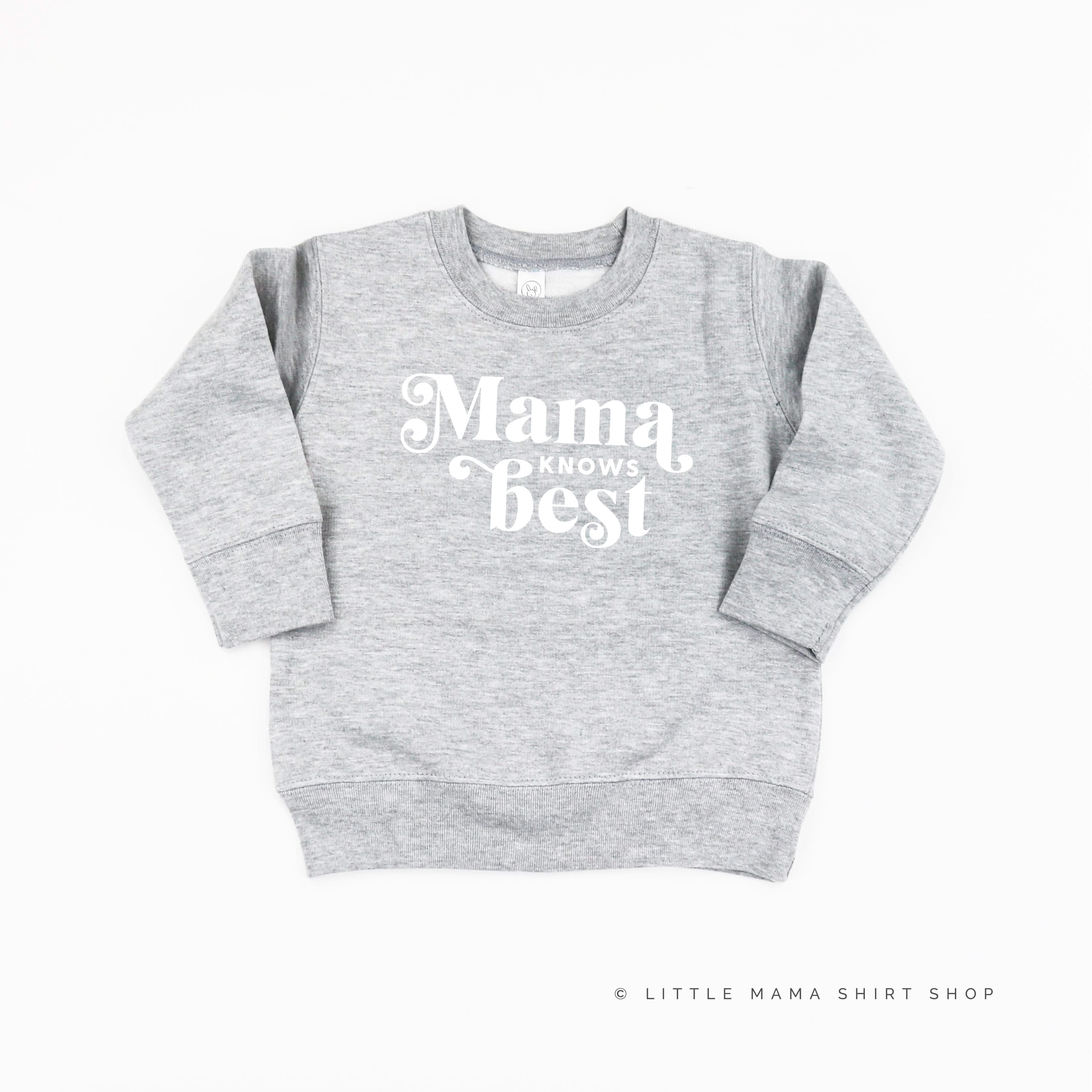 Mama Knows Best - Child Sweater Little Mama Shirt Shop