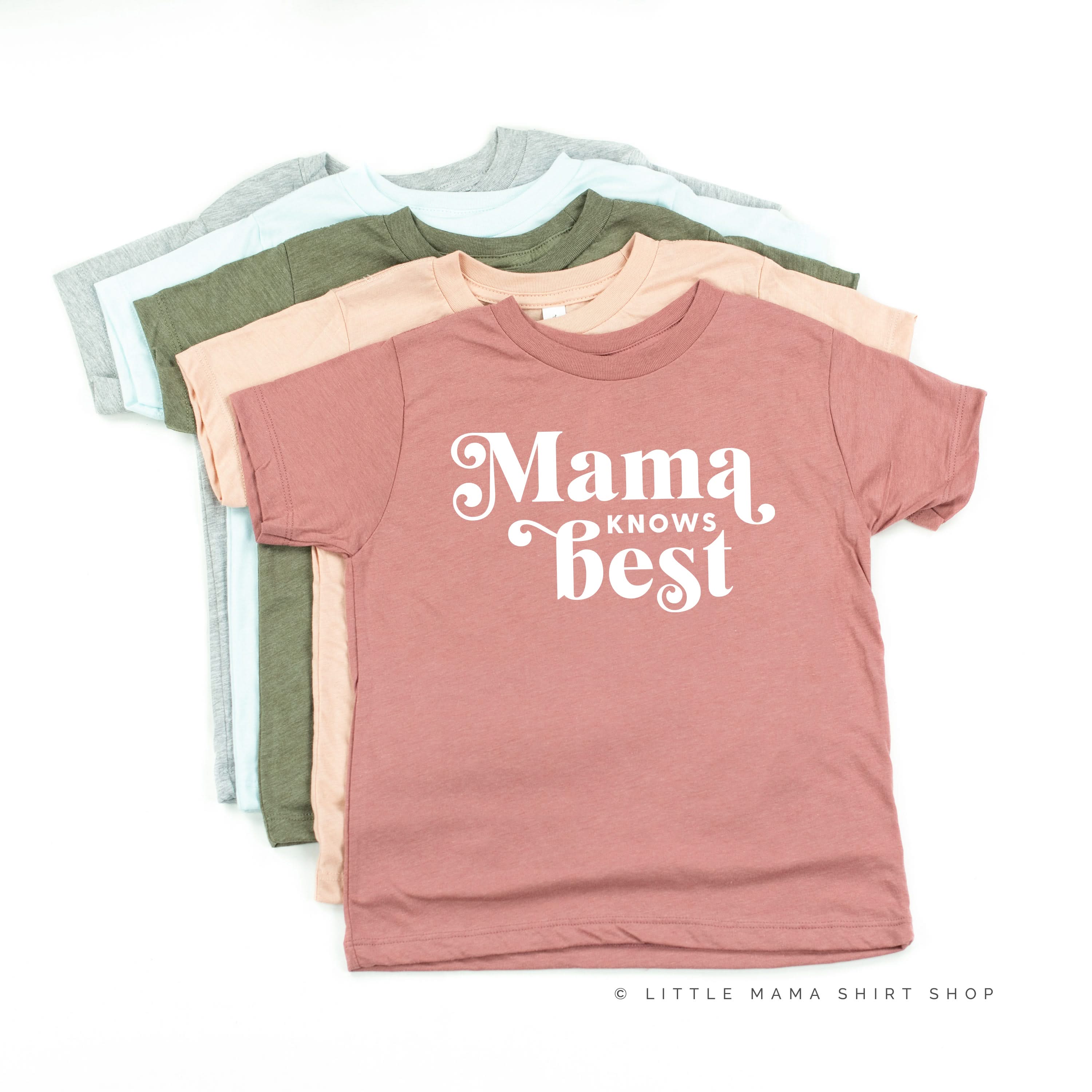 Mama Knows Best - Child Shirt Little Mama Shirt Shop