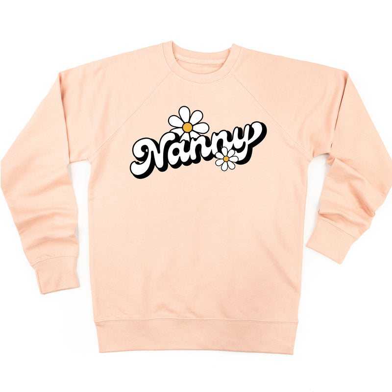 DAISY - NANNY - w/ Full Daisy on Back - Lightweight Pullover Sweater